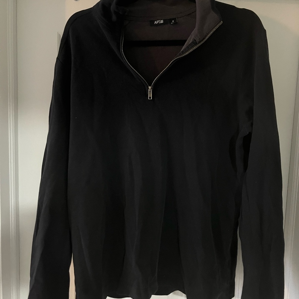 Three quarter zip up size medium